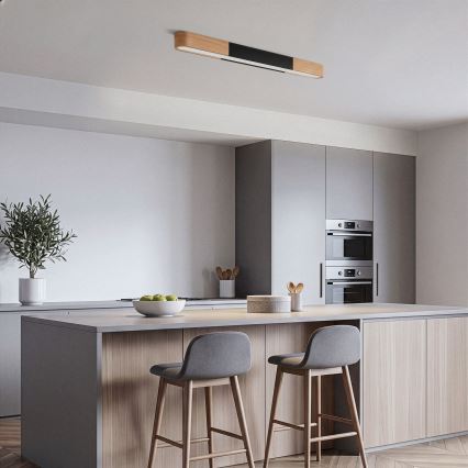 BRILAGI - LED lubinis šviestuvas GARDALINE LED/100W/230V 80 cm ąžuolas/juoda