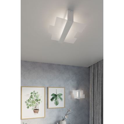 Brilagi -  LED lubinis šviestuvas HERA 2xE27/7,5W/230V balta