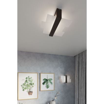 Brilagi -  LED lubinis šviestuvas HERA 2xE27/7,5W/230V wenge