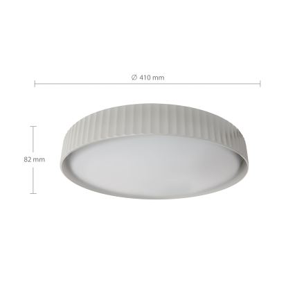 Brilagi - LED lubinis šviestuvas LUCIA LED/24W/230V, skersmuo 31 cm, baltas