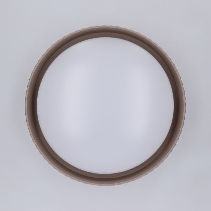 Brilagi - LED lubinis šviestuvas LUCIA LED/24W/230V Ø 31 cm rudas