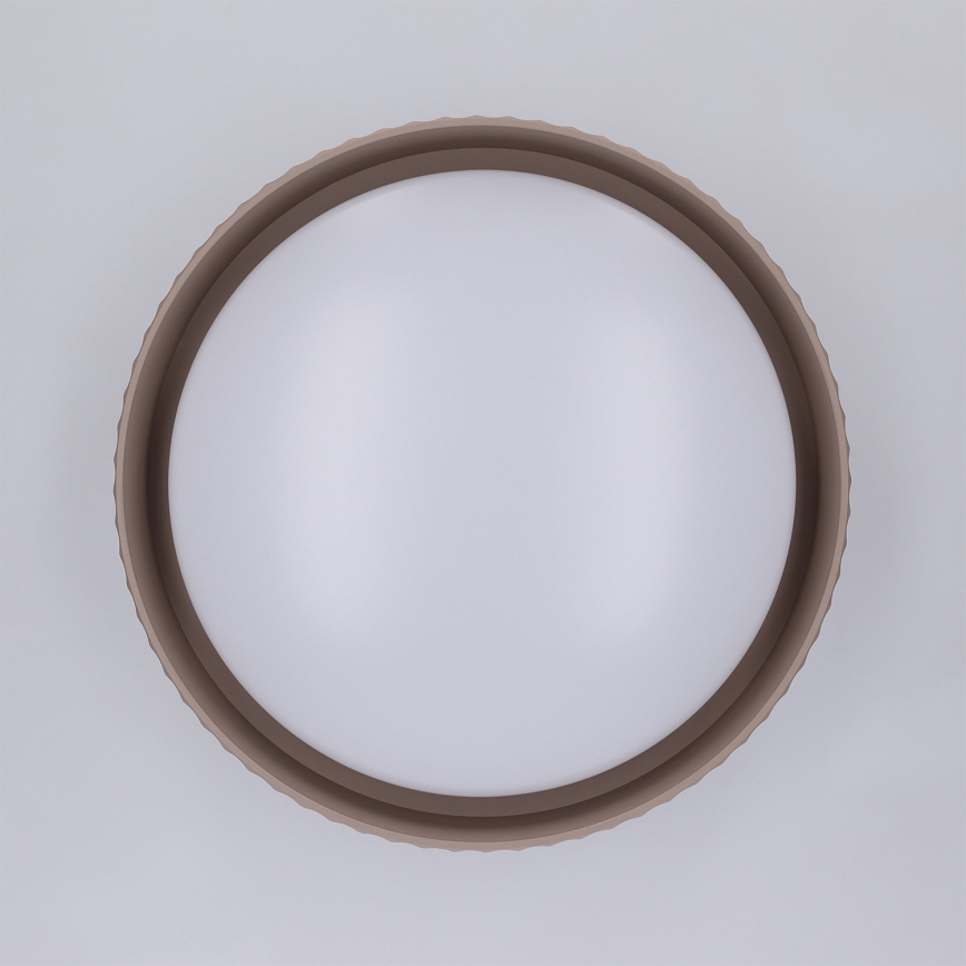 Brilagi - LED lubinis šviestuvas LUCIA LED/24W/230V Ø 31 cm rudas