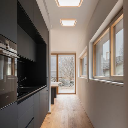 Brilagi - LED reguliuojamas lubų šviestuvas MANAROLA CUBIC LED/24W/230V 3000-6500K pušis + nuotolinio valdymo pultas