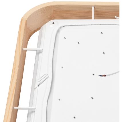 Brilagi - Dimeriuojamas LED lubinis šviestuvas MANAROLA CUBIC LED/24W/230V 45x45 cm 3000-6500K iš pušies + nuotolinio valdymo pultas