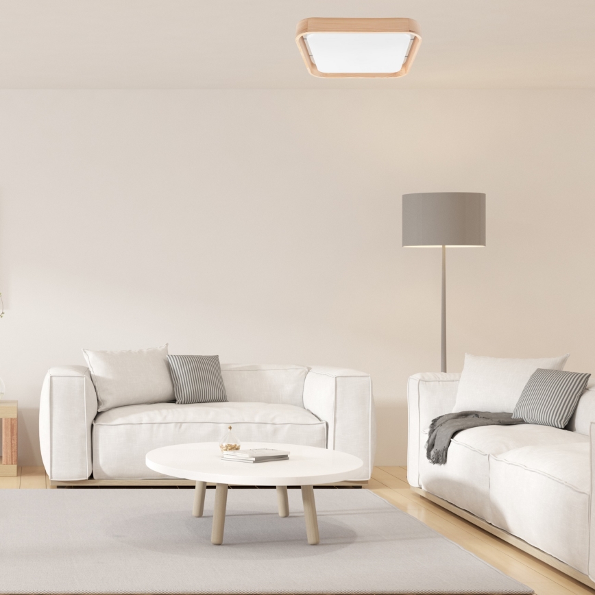 Brilagi - LED lubinis šviestuvas MANAROLA CUBIC LED/24W/230V 3000-6500K pušis + +VP