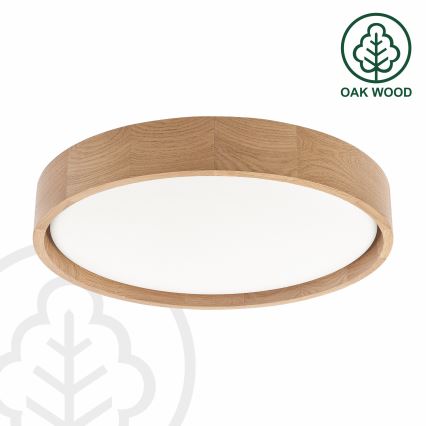 Brilagi - LED lubinis šviestuvas MANAROLA PLAIN LED/24W/230V 4000K, skersmuo 41 cm, ąžuolas