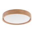 Brilagi - LED lubinis šviestuvas MANAROLA SIMPLE LED/24W/230V 3000K ąžuolas skersmuo 41 cm