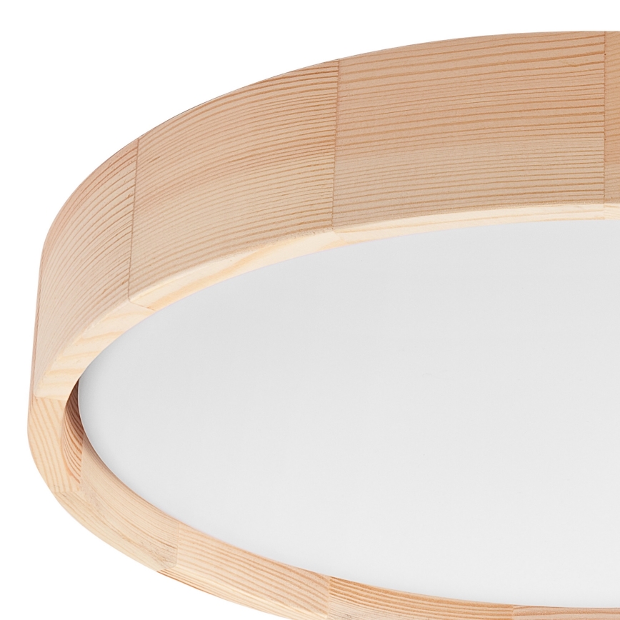 Brilagi - LED Lubinis šviestuvas MANAROLA SIMPLE LED/24W/230V 3000K pušies mediena, skersmuo 41 cm