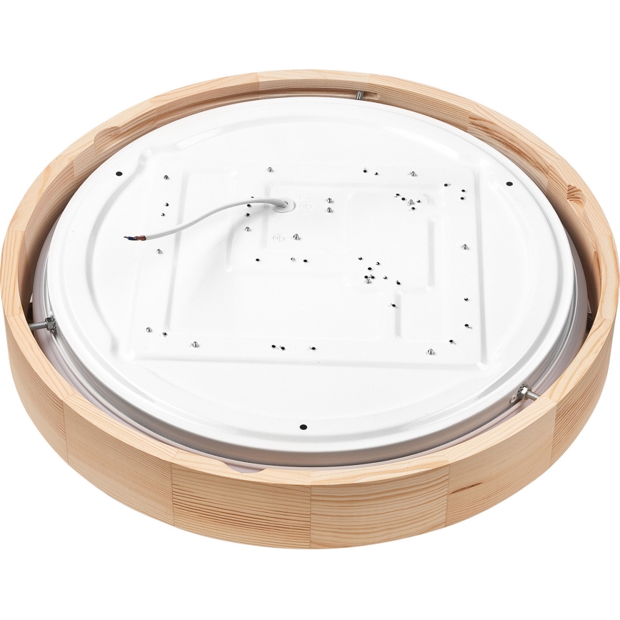 Brilagi - LED Lubinis šviestuvas MANAROLA SIMPLE LED/24W/230V 3000K pušies mediena, skersmuo 41 cm