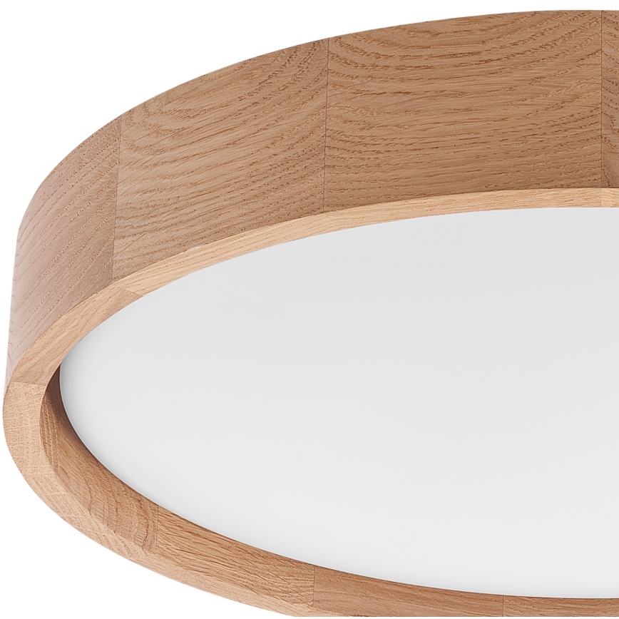Brilagi - LED lubinis šviestuvas MANAROLA SMART LED/24W/230V 2700-6500K ąžuolas diametras 41 cm Wi-Fi + nuotolinio valdymo pultas Tuya