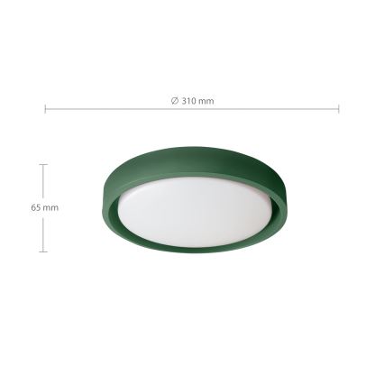Brilagi - LED lubinis šviestuvas MATTEO LED/24W/230V Ø 31 cm žalias