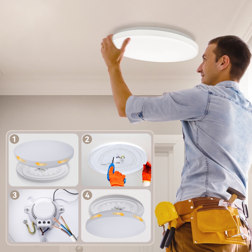 Brilagi - LED lubinis šviestuvas MILKY WAY LED/24W/230V 3000/4000/6500K skersmuo 38 cm