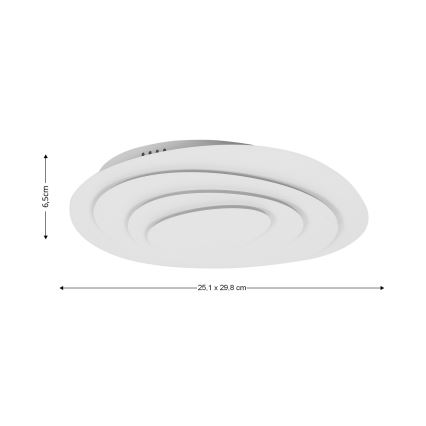 Brilagi - LED lubinis šviestuvas MODERN MINI LED/28W/230V 3000/4500/6000K 29,8x25,1 cm