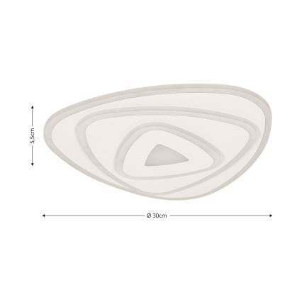 Brilagi - LED reguliuojamas lubų šviestuvas MODERN MINI LED/45W/230V 3000/4000/6000K 30x30 cm + nuotolinis valdymas