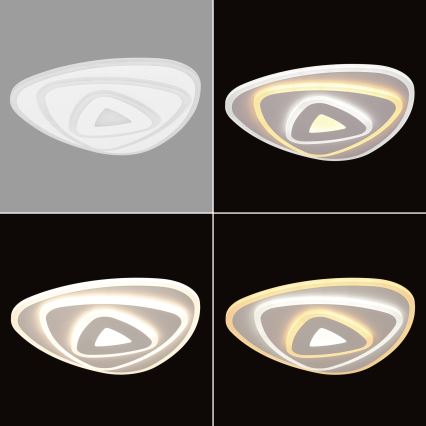 Brilagi - LED Pritemdomas lubinis šviestuvas MODERN MINI LED/45W/230V 3000/4000/6000K + nuotolinio valdymo pultas