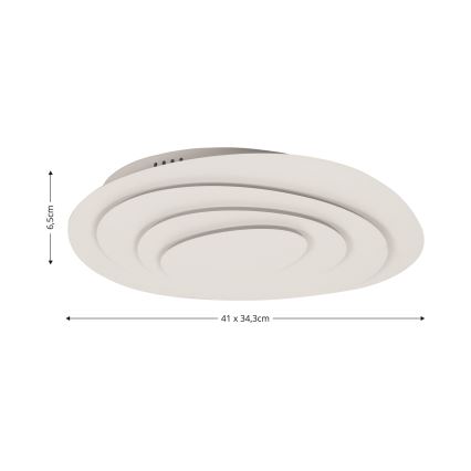 Brilagi - dimeriuojamas LED lubų šviestuvas MODERN MINI LED/48W/230V 3000-6000K 41x34,3 cm + nuotolinio valdymo pultas