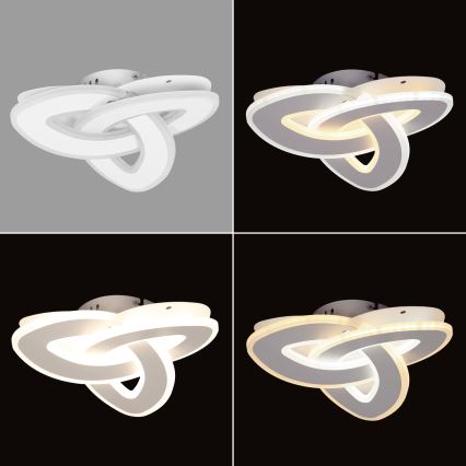 Brilagi - LED Pritemdomas lubinis šviestuvas MODERN MINI LED/49W/230V 3000/4000/6000K + nuotolinio valdymo pultas