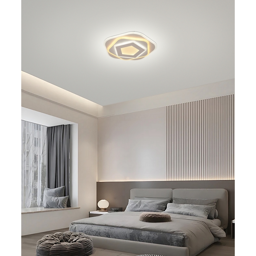 Brilagi - LED Pritemdomas lubinis šviestuvas MODERN MINI LED/53W/230V 3000/4000/6000K + nuotolinio valdymo pultas