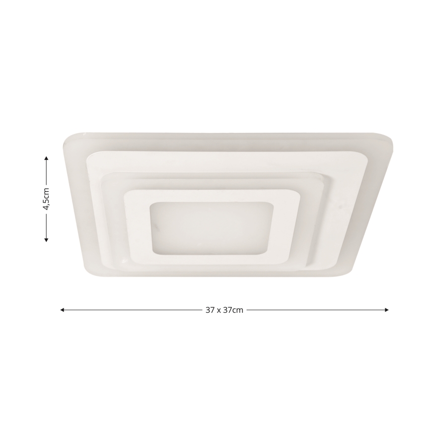 Brilagi - LED reguliuojamas lubų šviestuvas MODERN MINI LED/65W/230V 3000/4000/6000K 37x37 cm + nuotolinis valdymas
