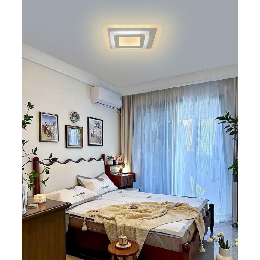 Brilagi - Dimeriuojamas LED lubų šviestuvas MODERN MINI LED/65W/230V 3000-6000K 37x37 cm + nuotolinis valdymas