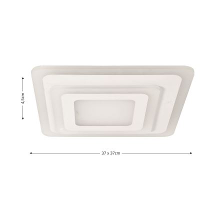 Brilagi - Dimeriuojamas LED lubų šviestuvas MODERN MINI LED/65W/230V 3000-6000K 37x37 cm + nuotolinis valdymas