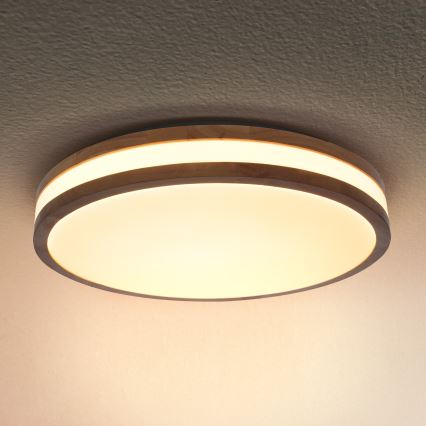 Brilagi - LED lubinis šviestuvas MOLINA LED/24W/230V ąžuolas diametras 29 cm