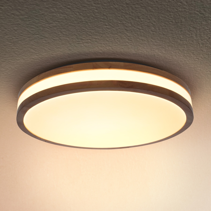 Brilagi - LED lubinis šviestuvas MOLINA LED/24W/230V ąžuolas diametras 29 cm