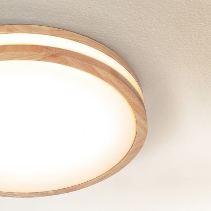 Brilagi - LED lubinis šviestuvas MOLINA LED/24W/230V ąžuolas diametras 29 cm