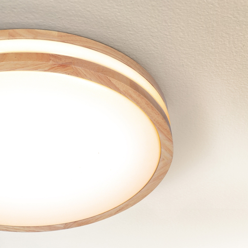 Brilagi - LED lubinis šviestuvas MOLINA LED/24W/230V ąžuolas diametras 29 cm