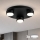 Brilagi - LED lubinis šviestuvas MONO 3xGX53/12W/230V, skersmuo 30 cm, juodas