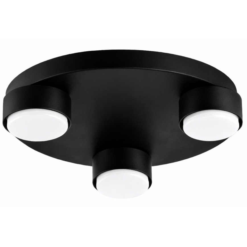 Brilagi - LED lubinis šviestuvas MONO 3xGX53/12W/230V, skersmuo 30 cm, juodas