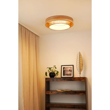Brilagi - LED lubinis šviestuvas MONTANA BOHO LED/26W/230V diametras 60 cm ruda