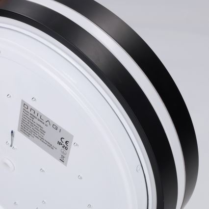 Brilagi - LED lubinis šviestuvas NAOMI LED/24W/230V skersmuo 28,5 cm juodas