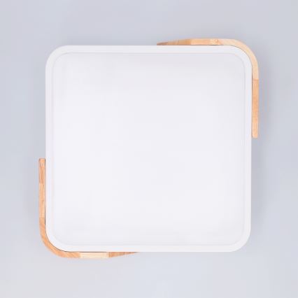 Brilagi - LED lubinis šviestuvas PILANA LED/24W/230V ąžuolas/baltas 32x32 cm