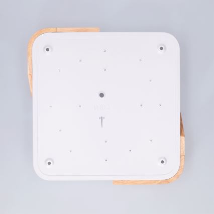 Brilagi - LED lubinis šviestuvas PILANA LED/24W/230V ąžuolas/baltas 32x32 cm