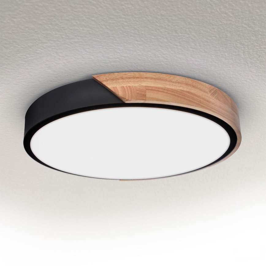 Brilagi - LED lubinis šviestuvas PILANA LED/24W/230V ąžuolas diametras 30 cm