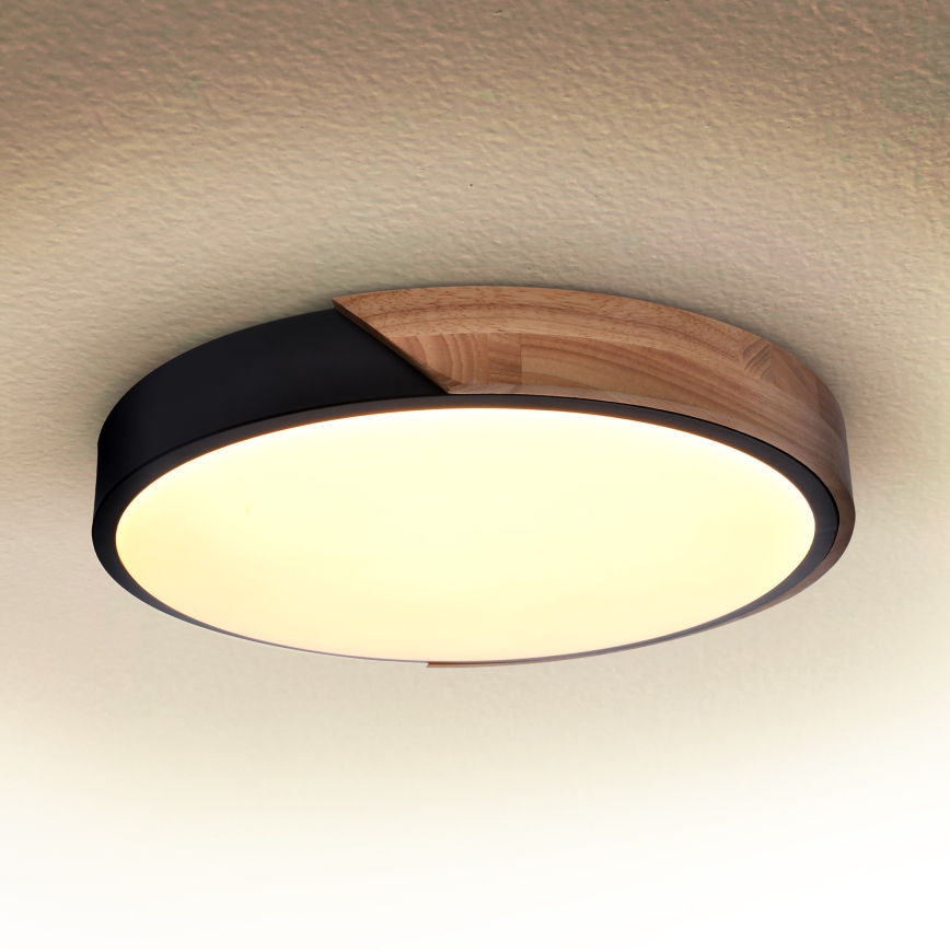 Brilagi - LED lubinis šviestuvas PILANA LED/24W/230V ąžuolas diametras 30 cm