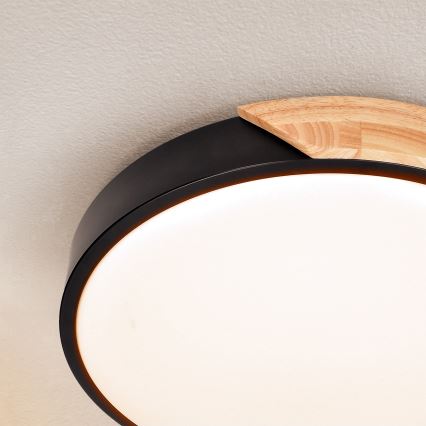 Brilagi - LED lubinis šviestuvas PILANA LED/24W/230V ąžuolas diametras 30 cm