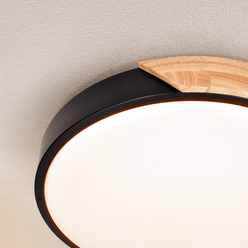 Brilagi - LED lubinis šviestuvas PILANA LED/24W/230V ąžuolas diametras 30 cm