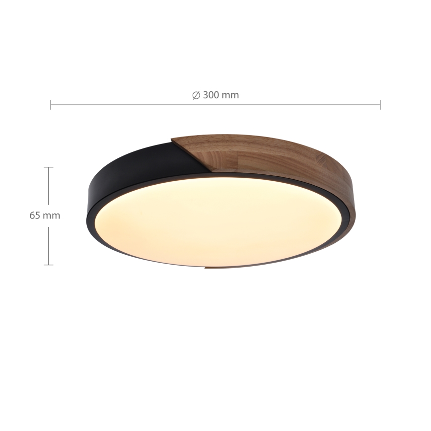 Brilagi - LED lubinis šviestuvas PILANA LED/24W/230V ąžuolas diametras 30 cm