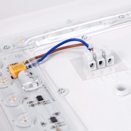Brilagi - LED lubinis šviestuvas PILANA LED/24W/230V ąžuolas/juoda 32x32 cm