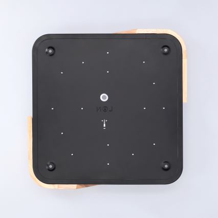 Brilagi - LED lubinis šviestuvas PILANA LED/24W/230V ąžuolas/juoda 32x32 cm