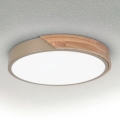 BRILAGI - LED lubinis šviestuvas PILANA LED/24W/230V ąžuolas/smėlinė skersmuo 30 cm