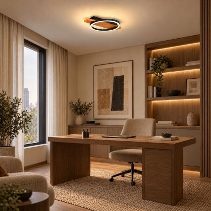 BRILAGI - LED lubinis šviestuvas PLANK LED/16W/230V 4000K 30x40 cm medinis