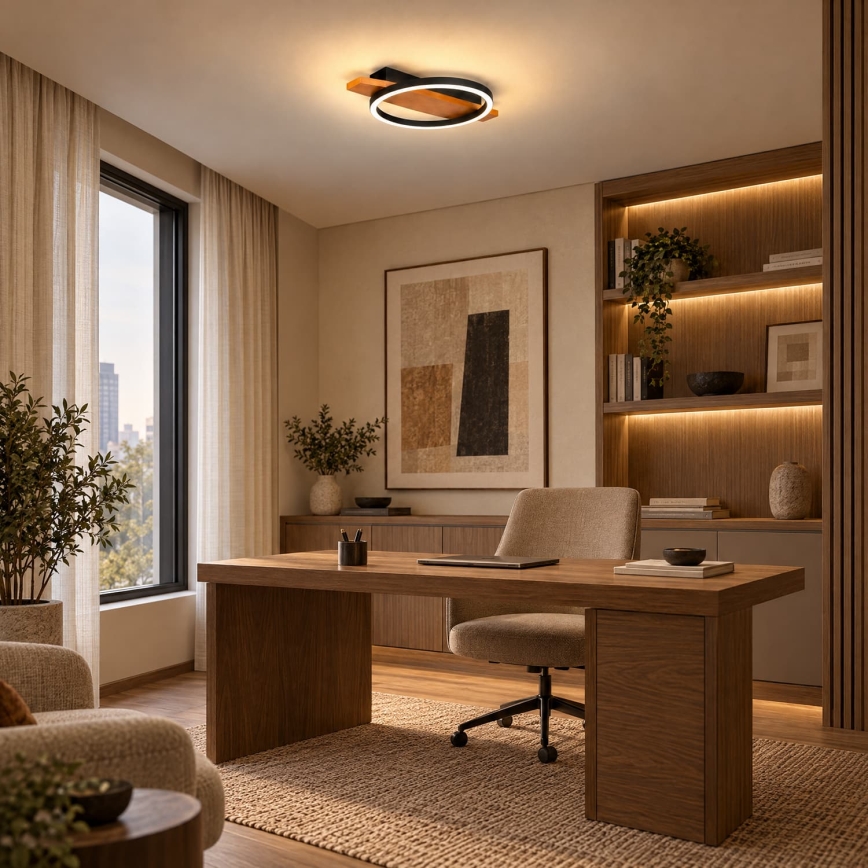BRILAGI - LED lubinis šviestuvas PLANK LED/16W/230V 4000K 30x40 cm medinis