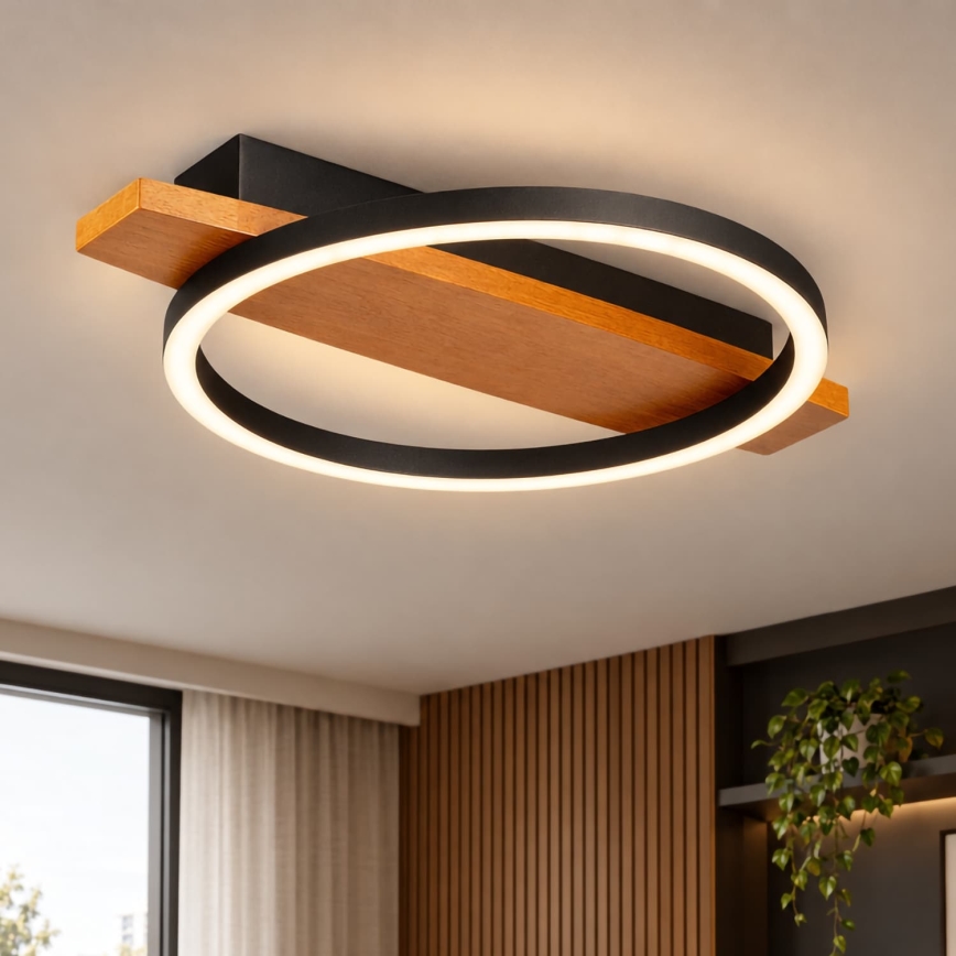 BRILAGI - LED lubinis šviestuvas PLANK LED/16W/230V 4000K 30x40 cm medinis