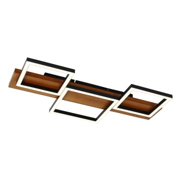 Brilagi - LED lubinis šviestuvas PLANK LED/30W/230V 4000K 34,5x65 cm, medinė apdaila