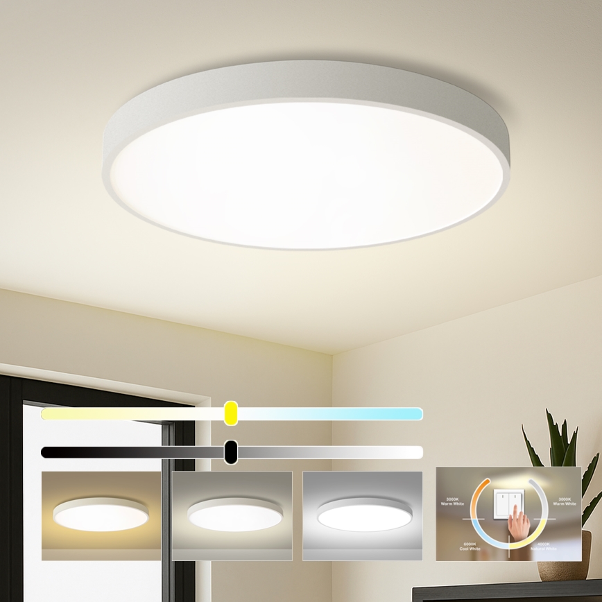 Brilagi - LED lubinis šviestuvas POOL LED/100W/230V 3000/4500/6000K skersmuo 80 cm baltas