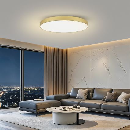 Brilagi - LED lubinis šviestuvas POOL LED/128W/230V 3000/4000/6000K skersmuo 100 cm auksinis