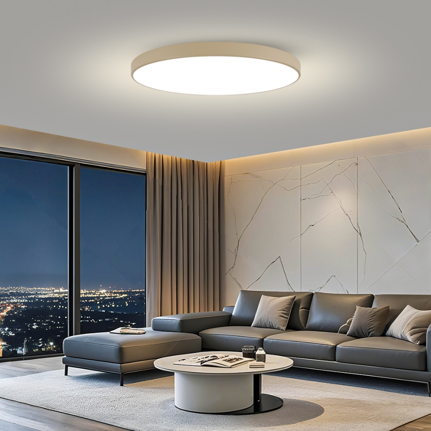 Brilagi - LED lubinis šviestuvas POOL LED/180W/230V 3000/4000/6000K, skersmuo 120 cm, smėlinė